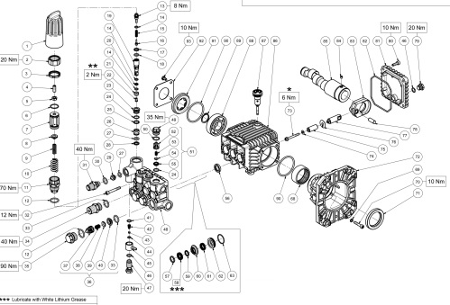 DP3400 Pump breakdown and parts